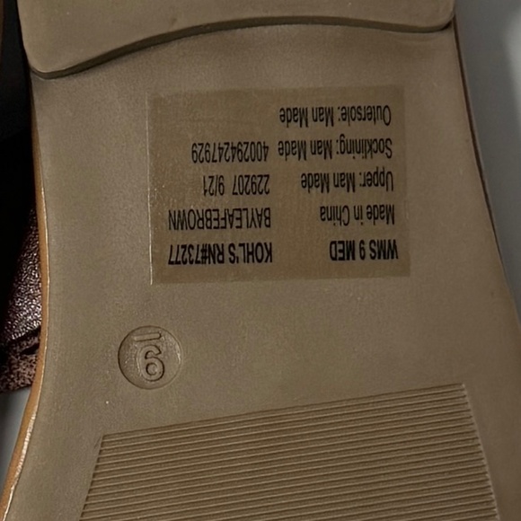 So Bayleafe Brown Gladiator Sandals Size 9 - Picture 5 of 5